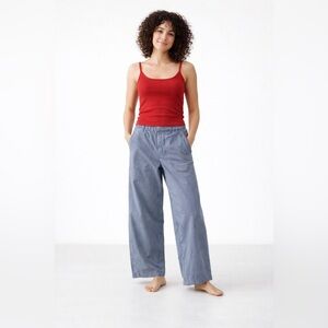 GAP Railroad Stripe Wide Leg Pants